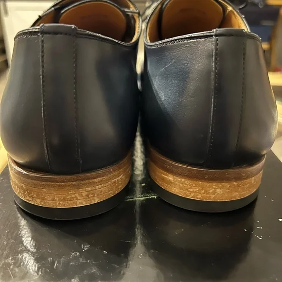 Magnanni “KIVI” Dress Derby Men's  Blue Oxfords 10M MINT! - Picture 6 of 12